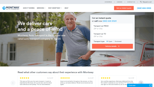 Montway уеб базирано приложение