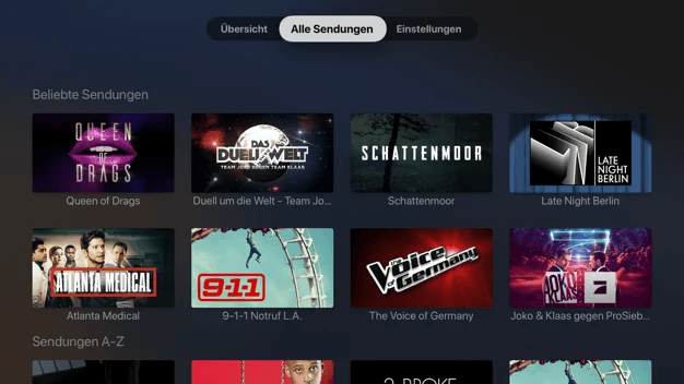 ProSieben мобилни приложения