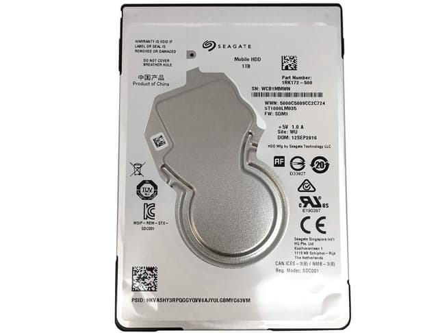 1 TB Hard Disk Drive       ( HDD ) 3.5inch