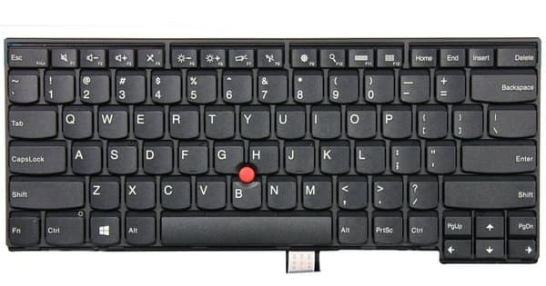 Клавиатура-за-лаптоп-Lenovo-ThinkPad:-E431-E440-L440-L450-L460-T431s-T440-T440p-T440s-T450-T450s-T460-front-view
