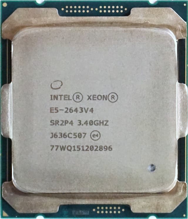 Intel Xeon E5-2643 V4