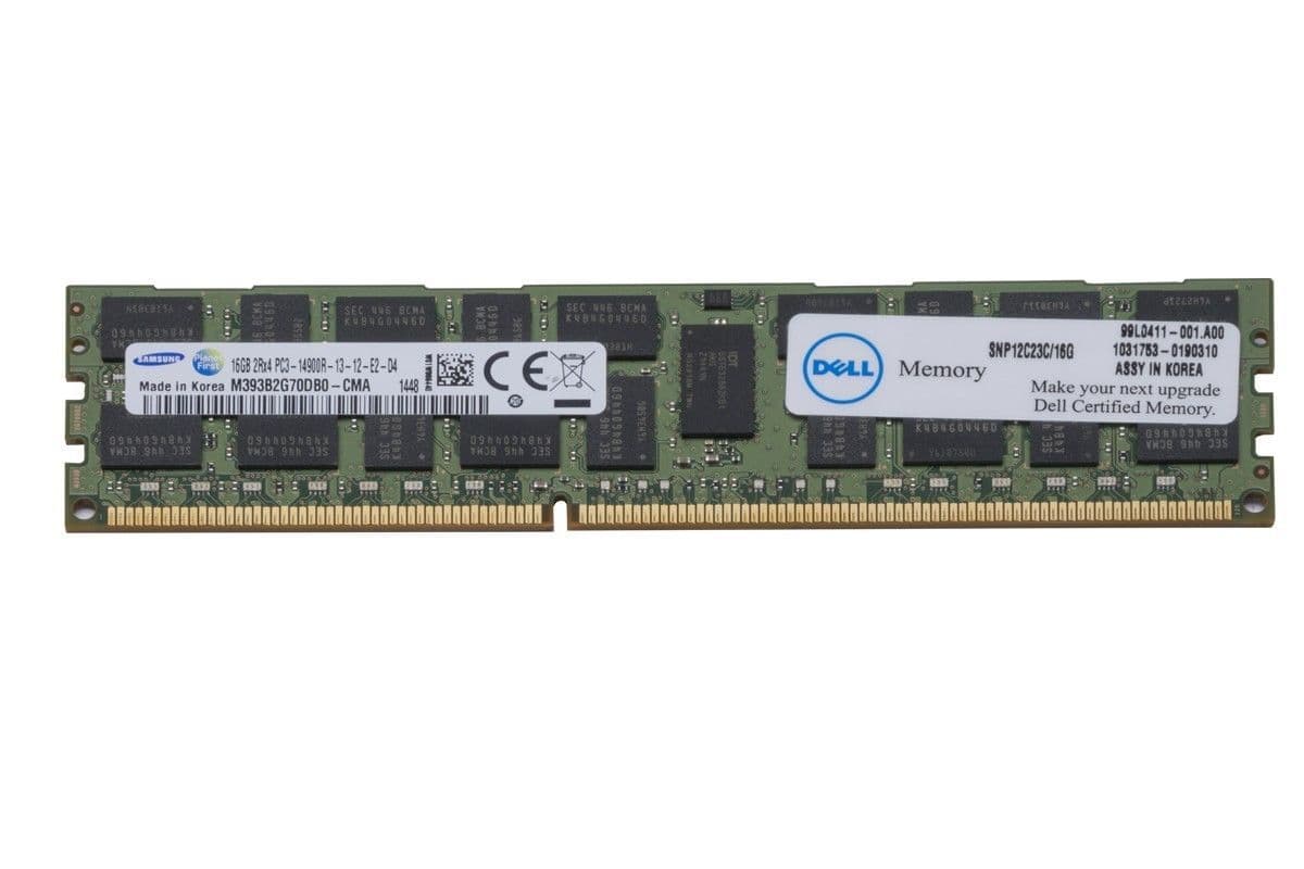 Сървърна-памет-ECC-REG-DDR3-16GB-1866-(PC3/PC3L-14900R)-front-view