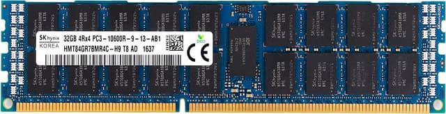 Сървърна памет ECC REG DDR3 32GB 1333 (PC3/PC3L-10600R)