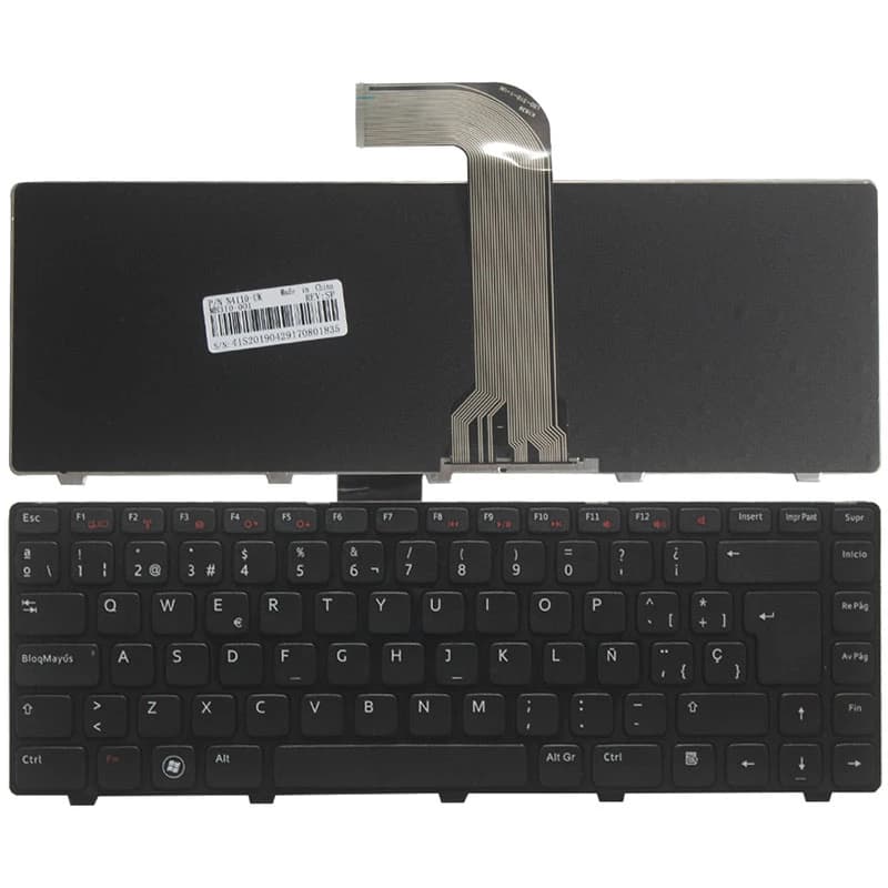 Клавиатура-за-лаптоп-Dell:-14R-N4110-M4110-N4110Z-N4050-M4040-3520-N5040-N5050-M5040-Vostro-3350-3450-3550-3460-3560-XPS-15--front-view