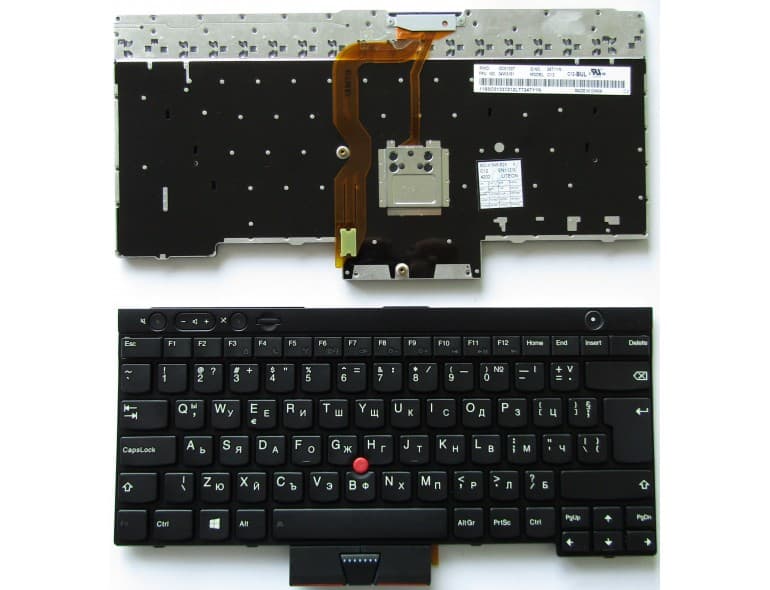 Нова-клавиатура-за-лаптоп-Lenovo:-T430-T430i-T430s-T430si-T430U-T530-T530i-T530S-W530-X13-X230-X230i-X230it-X230T-front-view