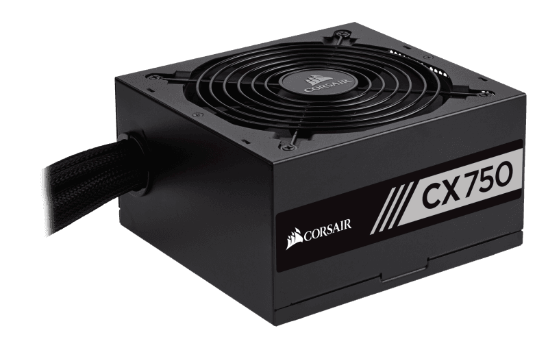 Захранване-Corsair-CX750-front-view
