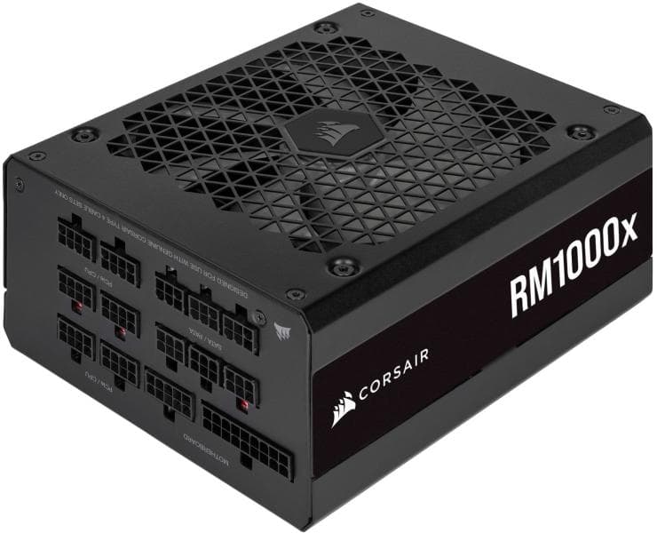 -Захранване-Corsair-RM1000x-front-view