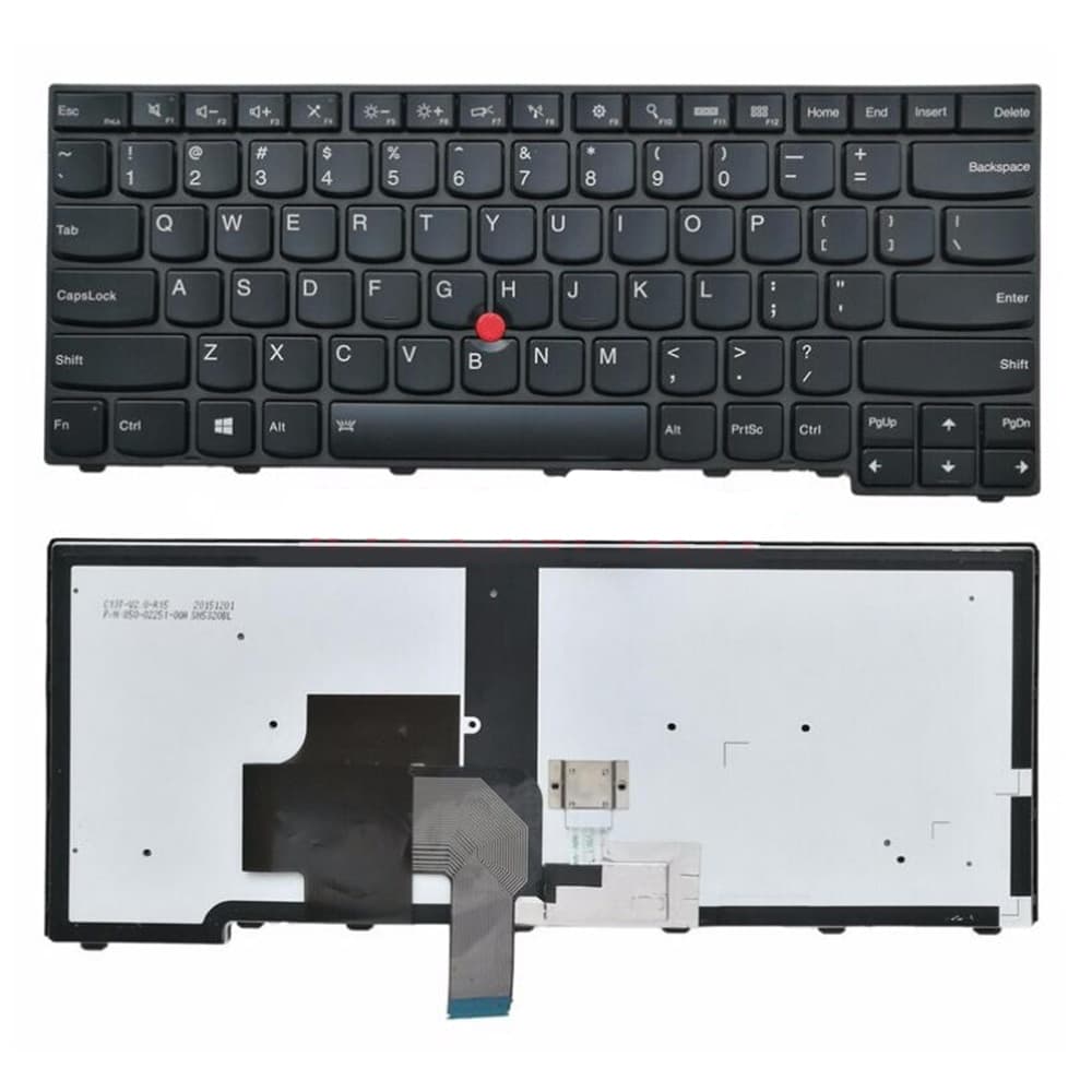 Употребявана-клавиатура-за-лаптоп-Lenovo:-T440-T431s-T440p-T440s-T450-T450s-T460-E431-E440-L440-L450-L460-front-view