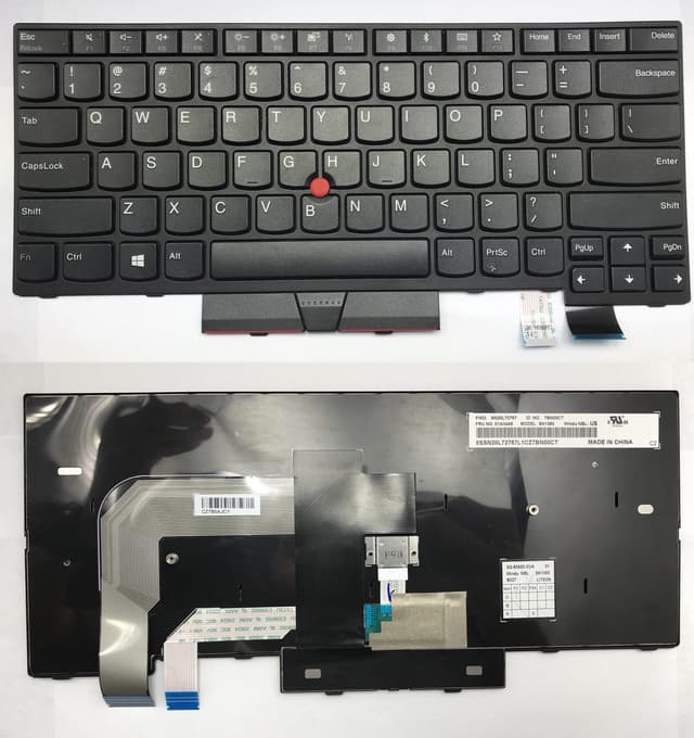 Употребявана клавиатура за лаптоп Lenovo: T470 T480 A475 A485
