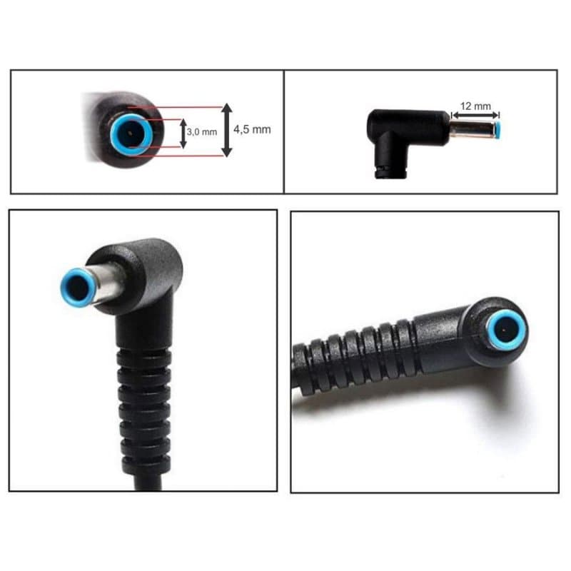 Зарядно-HP-150W---букса-4.5x3.0-ЗАМЕСТИТЕЛ--side-view