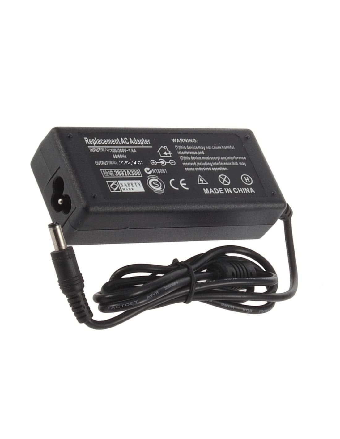 Зарядно-ASUS-65W---букса-4.0x1.35-ЗАМЕСТИТЕЛ-front-view