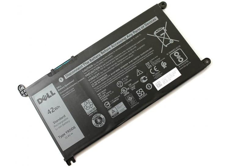 Оригинална-батерия-за-Dell-Inspiron-3582,-3583,-3584,-Vostro-3580,-5481---YRDD6-front-view