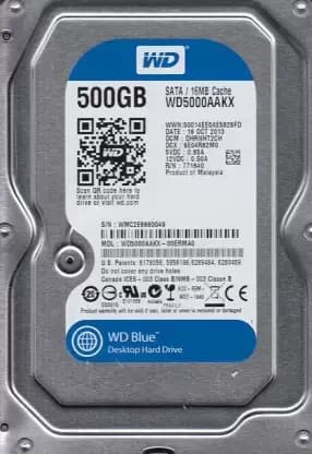  500 GB Hard Disk Drive ( HDD ) 2.5inch