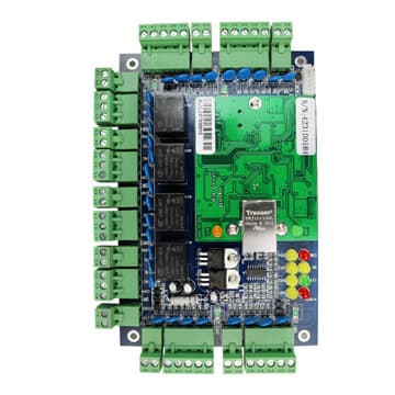 Мрежови контролер за достъп за 4 врати. Безплатен софтуер за управление и работно време ACB-004