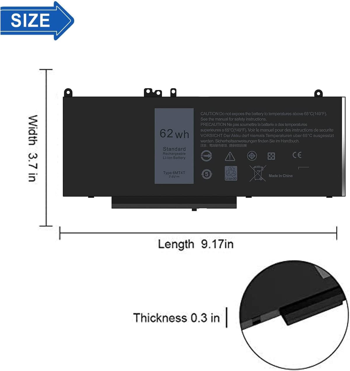 Оригинална-батерия-за-лаптоп:-DELL-E5270,-E5470,-E5570,-Precision-15-3000,-Precision-3510--packaging