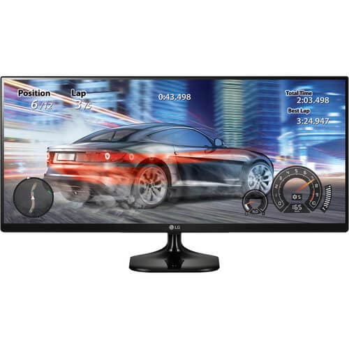 UltraWide-Gaming-Монитор-LG-25UM58-P-front-view