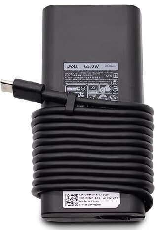 Ново оригинално заряднo за Dell 65W, Type-C / USB-C