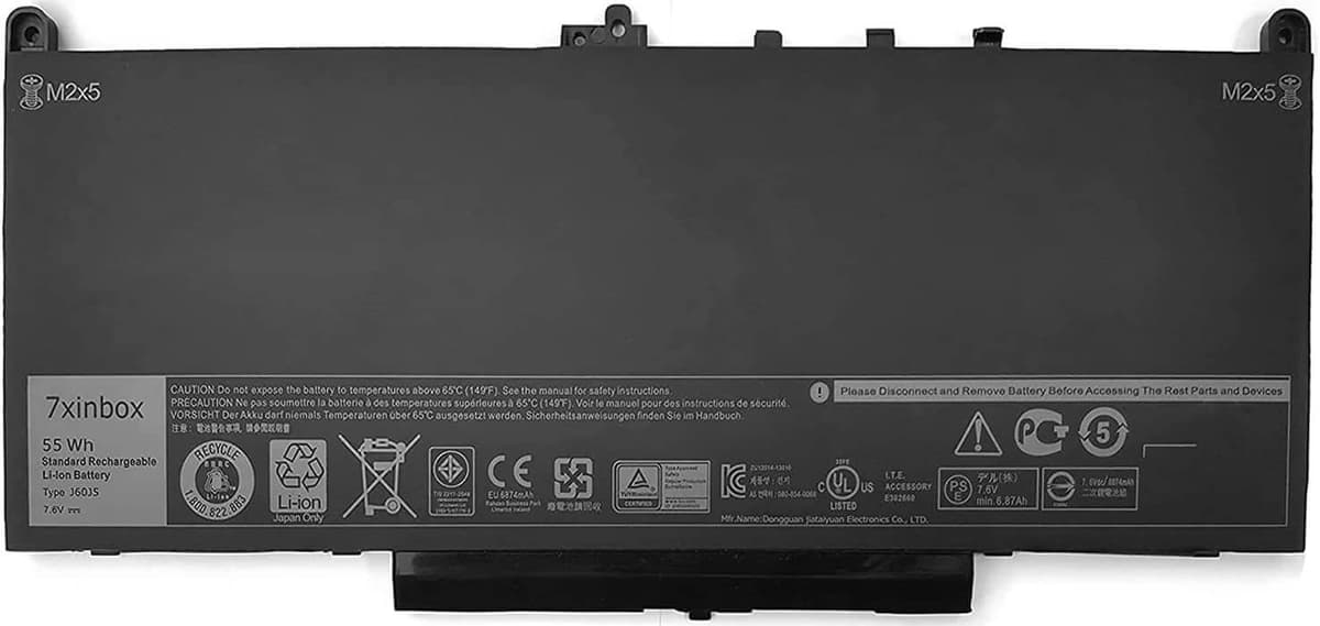 Батерия-за-лаптоп:-DELL-Latitude-E7270-DELL-Latitude-E7470-front-view