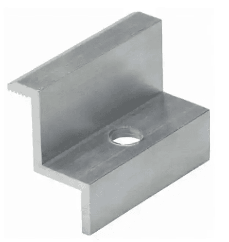 Крепежна-планка-за-соларен-панел-крайна-front-view