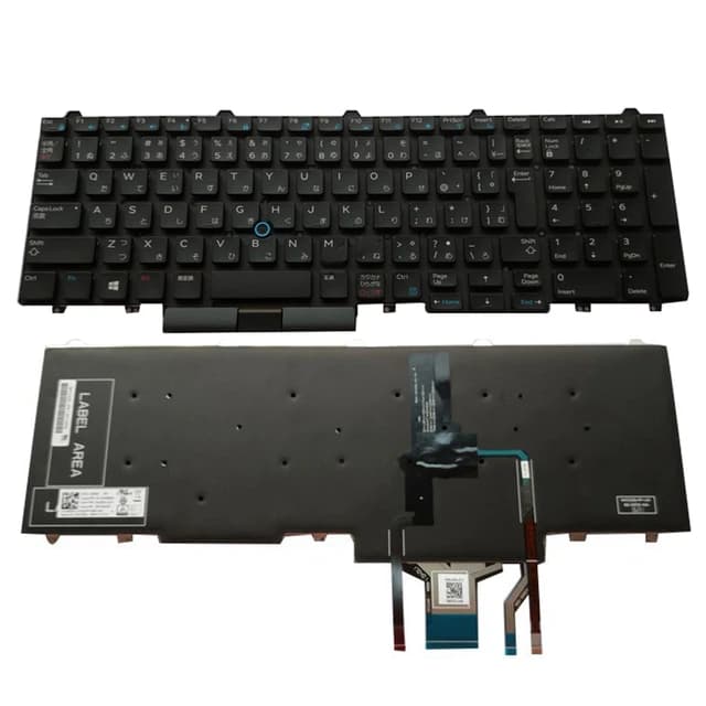 Клавиатура-за-лаптоп-Dell:-E5550-E5570-5550-5580-5590-5591-/-Precision-3510-3520-7510-7520-7710-7720-front-view